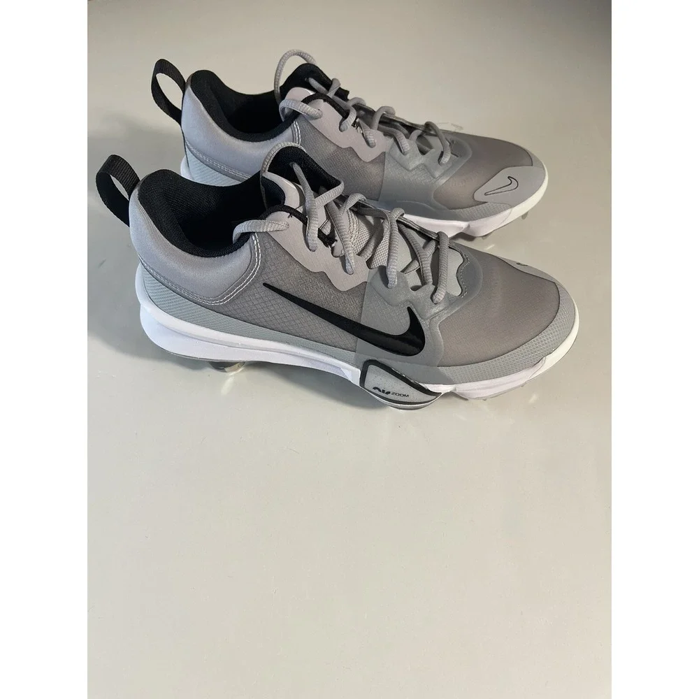 Nike Force Zoom Trout 9 Men's Pro Baseball Cleats Size 7 Gray New